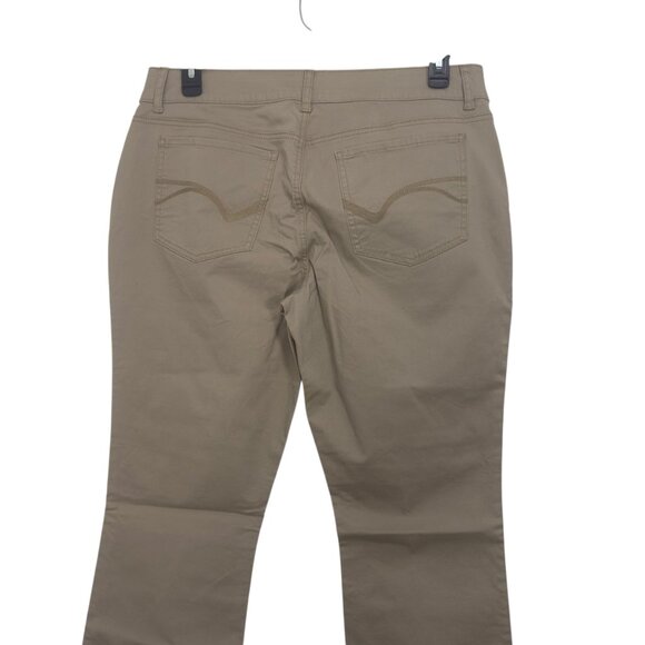 Riders By Lee Women Mid Rise Boot Cut Pants Size 16M Stretch Business Classic - Picture 11 of 13